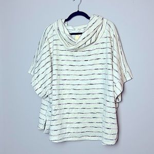 NWT! Easel cowl neck short sleeve sweater
